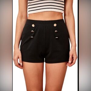 High waisted sailor shorts